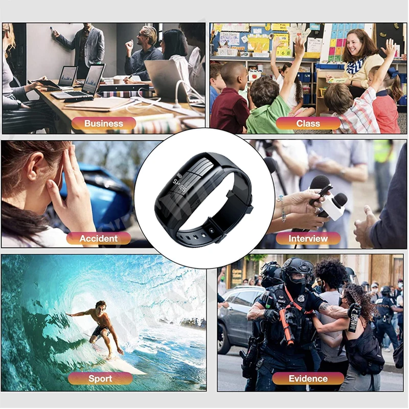 Mini Camera Watch 1080P HD DV Bodycam Digital Voice Video Body Camera Sound Recorder Small Recording Device