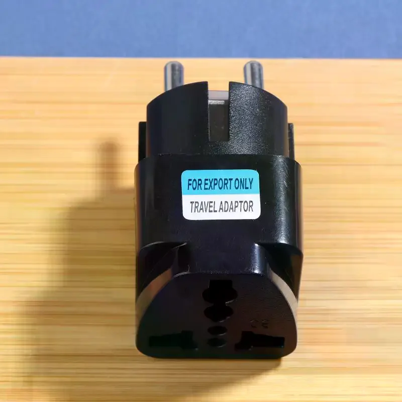 2In1 Copper AU UK US Plug Adapter to EU Universal Germany France Indonesia Russia Multi Region Converter for Travel Home