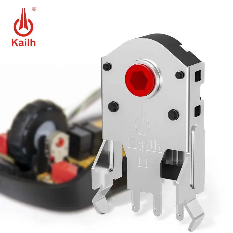 

5Pcs Kailh 7/8/9/10/11/12mm Rotary Mouse Scroll Wheel Encoder 1.74 mm hole 20-40g force for PC Mouse alps encoder