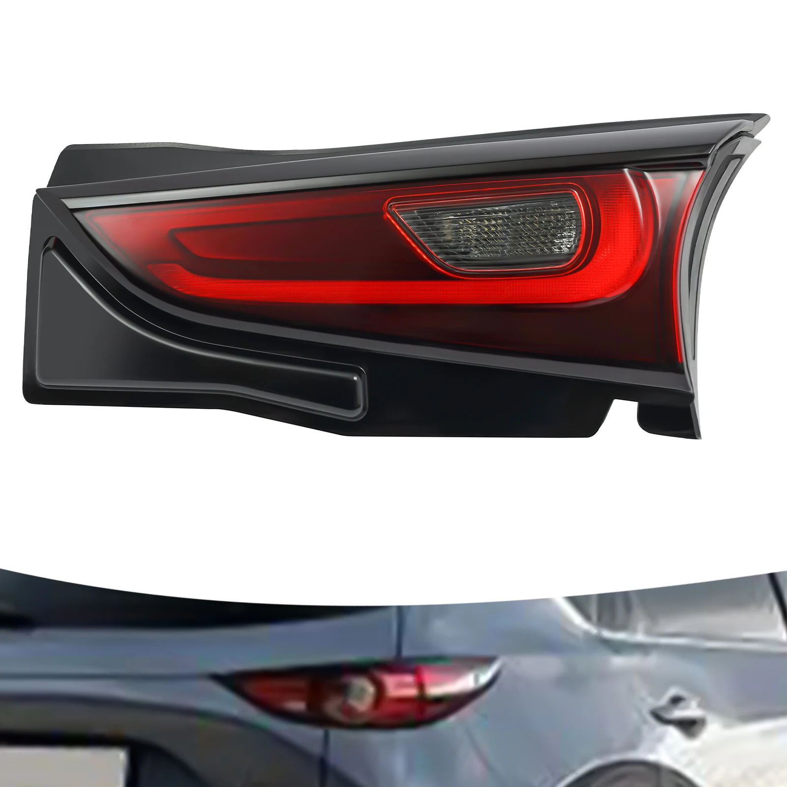 

Inner Tail Light Assembly Compatible for 2022-2024 CX-5 with LED Rear Right Passenger Side Brake Lamp Replacement OEM:KD53513F0