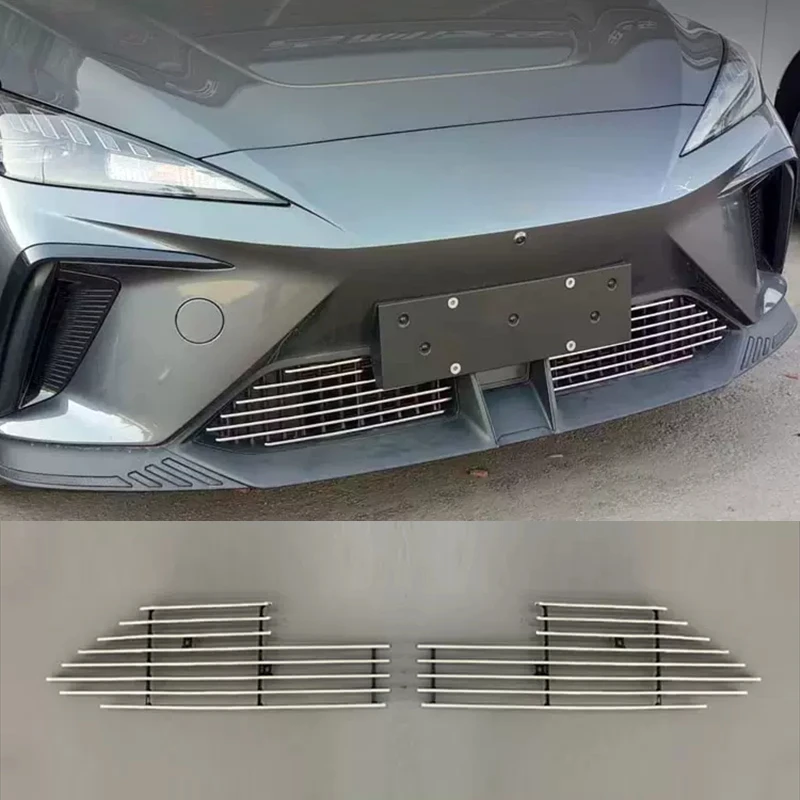 Car Front Lower Bumper Anti Insect Metal Net for MG4 EV Dustproof Inner Vent Racing Grills Aluminium Alloy Cover Auto Decoration