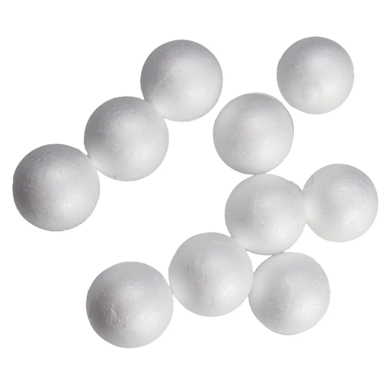 Polystyrene Foam Ball Round Christmas DIY White Decoration Multi-Purpose Ornaments Party Practical Replacement