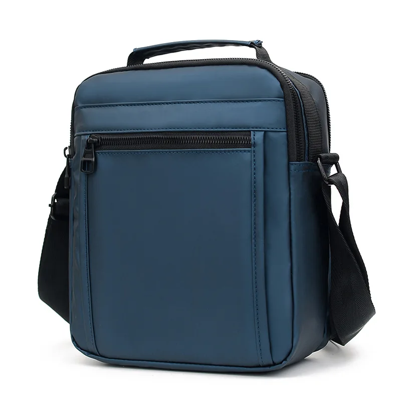 Bolso de hombro informal de negocios para hombres, bolsos cruzados de viaje impermeables de alta calidad, bolsos de mensajero masculinos