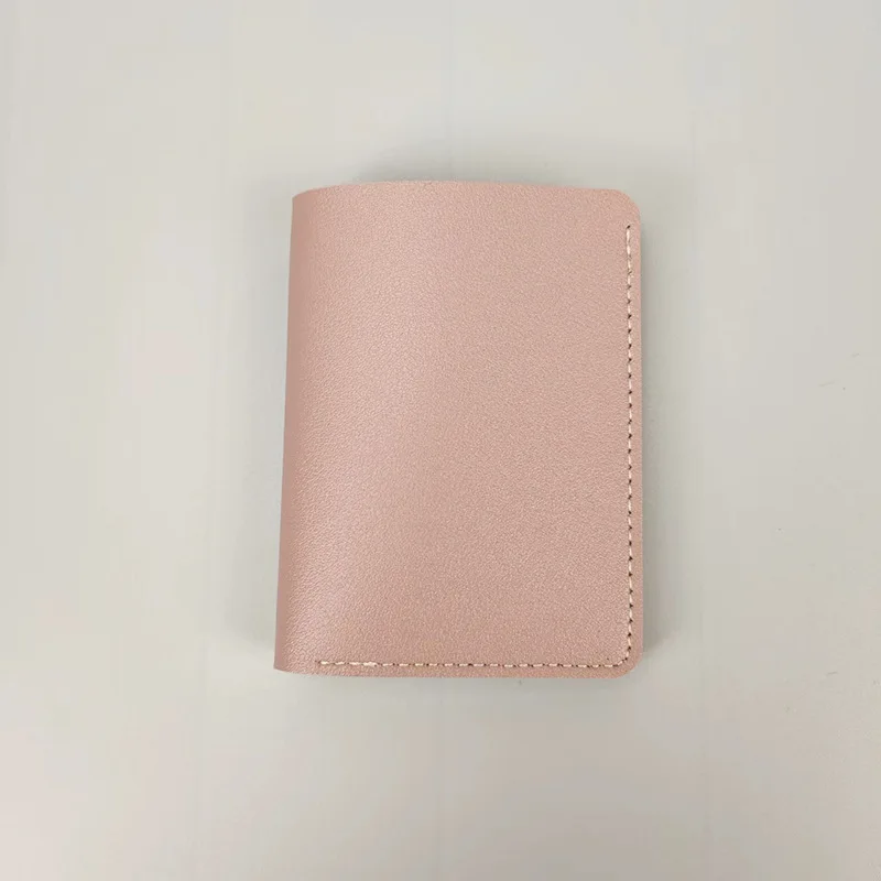 Cartera delgada con tarjetero para mujer, billetera pequeña con hebilla plegable, portátil, para tarjetas bancarias, para licencia de conducir, bolso ultraligero, novedad de 2023