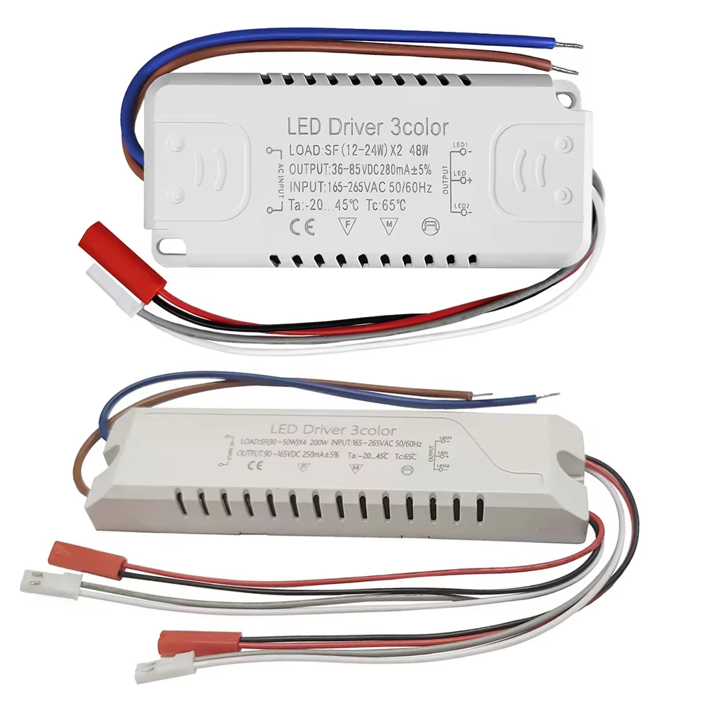 Constant Current LED Driver SYP 3colors 20-40W×2x4 280mA Adapter For Power Supply AC220V Lighting Transformers For LED Strips
