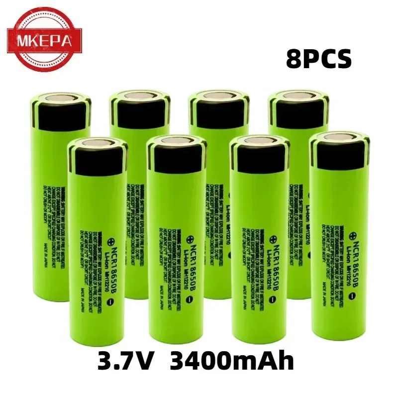 3.7V 18650 3400mAh 18650 lithium-ion NCR18650B rechargeable battery, Ncr18650b Ncr18650b Panasonic 3400mah