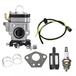 For Brushcutter 43cc 52cc 49cc Strimmer Cutter Chainsaw 15mm Carburetor Kit