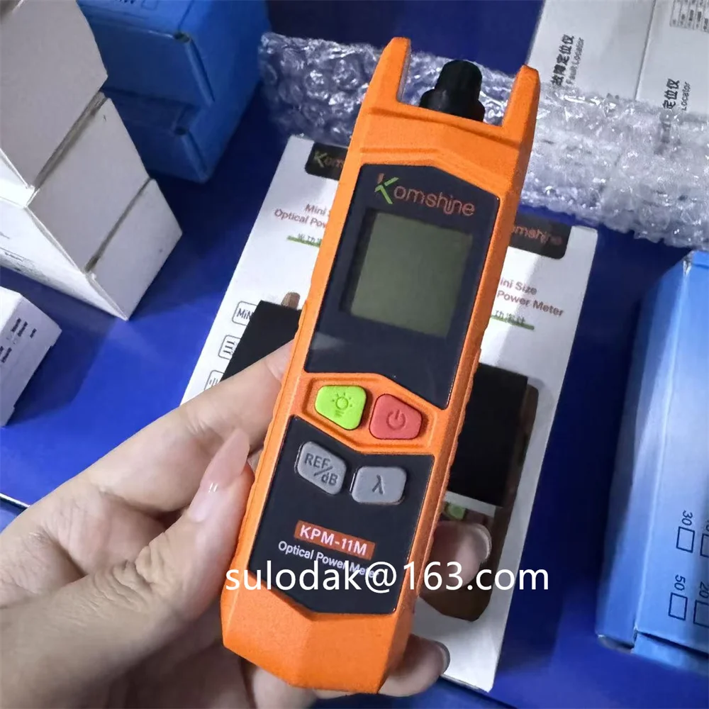 KPM-11M Mini Fiber Optical Power Meter Mini OPM -70 ~ + 10dBm -50 ~ + 26dBm LED Light Support FC SC ST Interface