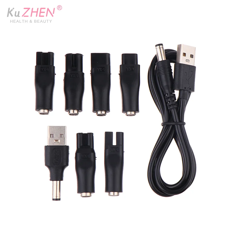 Cortapelos USB Cargador Adaptador - usage example