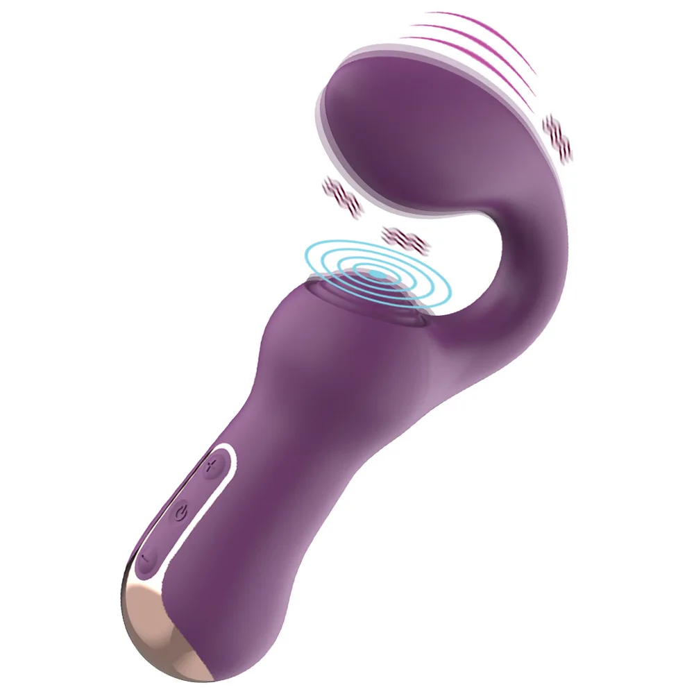 U-Shape Double Clitoris Stimulator G-Spot Vibrator 10 Modes Waterproof  Anal Dildo Vagina Massager Sex Toys for Women Couples
