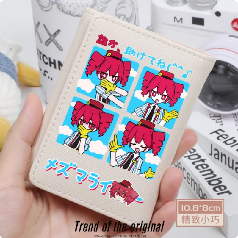 Kasane Teto Cartera de moda PU monedero tarjetero cerrojo monedero Cosplay regalo B2395