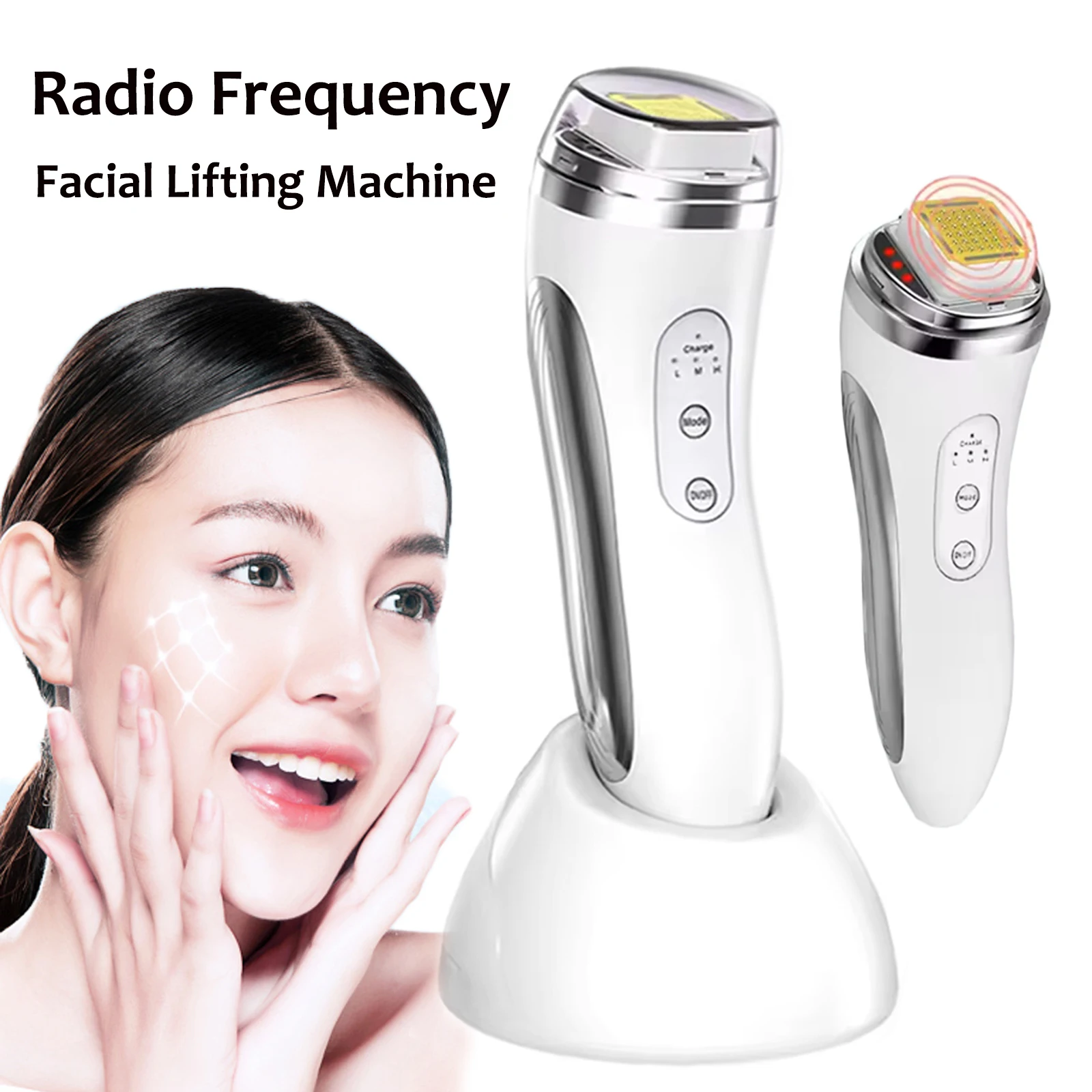 Radio Frequency Facial Lifting Machine Dot Matrix Wrinkle Removal SKin Tightening RF High Frequency Facial Care Massager Device