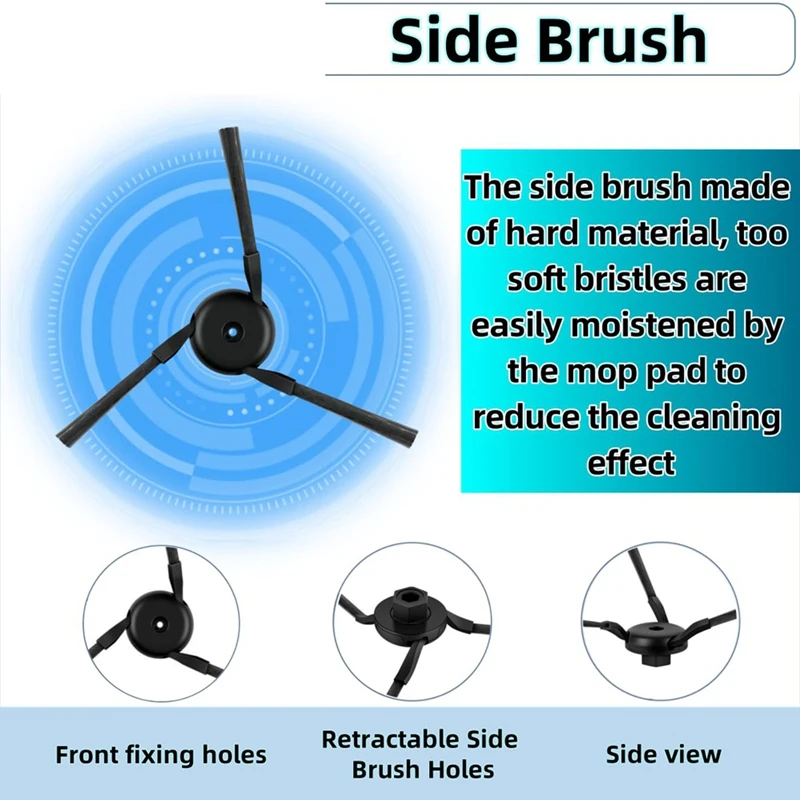 A26T-аксессуар для робота-пылесоса Dreame X50 Ultra Complete, основная щетка, фильтры, подушечки для швабры, боковые щетки, мешки для пыли