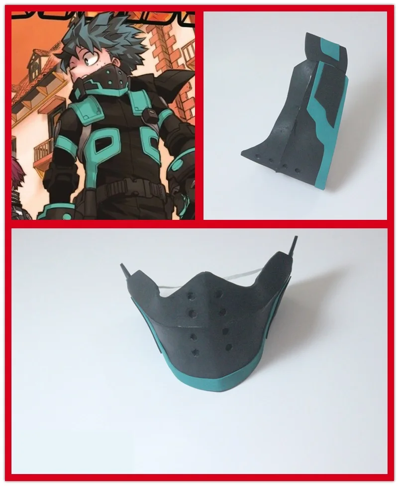 

New Midoriya Izuku Cosplay Mask EVA Mask Fighting Masks Gothic Accessories Props Gifts