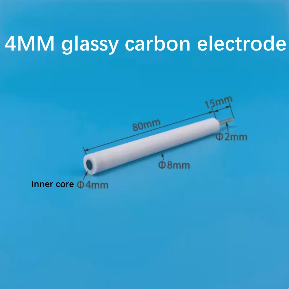 Glassy carbon electrode, working electrode, 3mm / 4mm / 5mm glassy carbon electrode. Imported glassy carbon