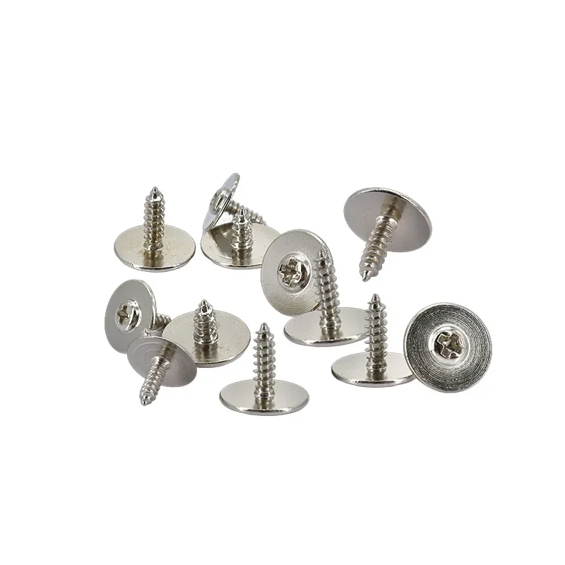 50/100Pcs M3x6x12 Self-Trapping Screws with Big Washers Set Cross Shaped Round Head PWA Screw Assortment Kit Fasteners Kit