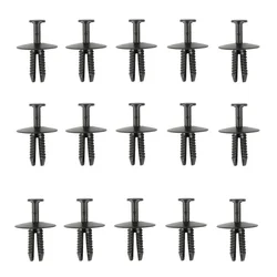 50pc 7.5mm Plastic Bumper Clips for BMW E38 E39 E46 E90 Car Fender Liner Expansion Retainer Wheel Arch Fastener Rivets Push Pin