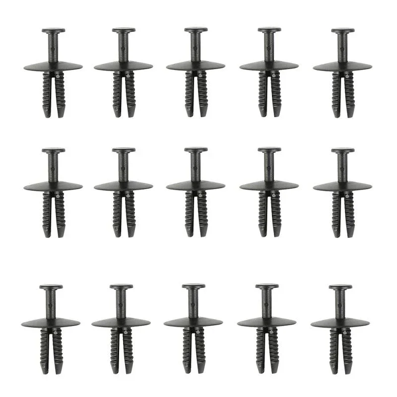 50pc 7.5mm Plastic Bumper Clips for BMW E38 E39 E46 E90 Car Fender Liner Expansion Retainer Wheel Arch Fastener Rivets Push Pin