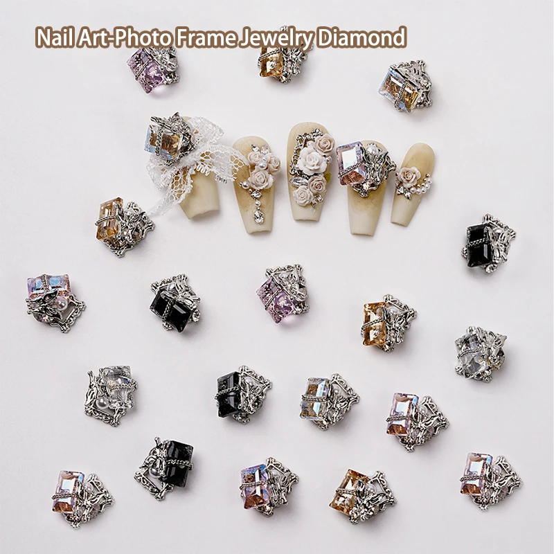 Abalorio para decoración de uñas, 1 piezas, mariposa de azúcar, Roca, pila de diamantes, decoración 3d, Día de San Valentín, Metal, moda Kawaii
