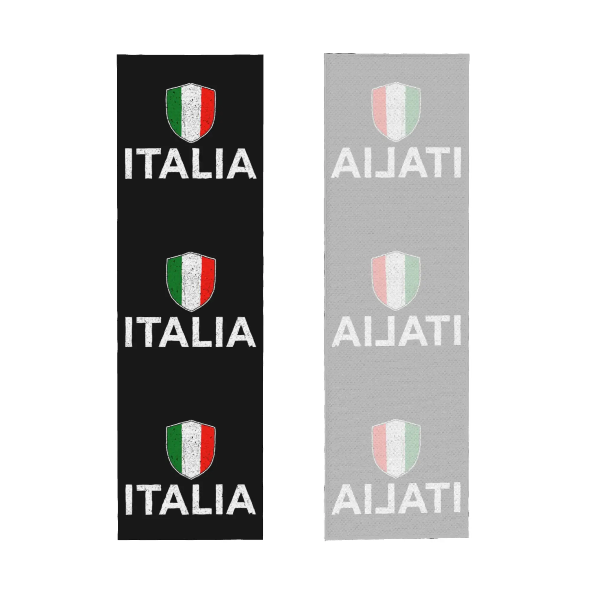 Italia Italian Flag Cold Exercise Towel Face Towel Quick Dry  Shower Breathable Cold Towel