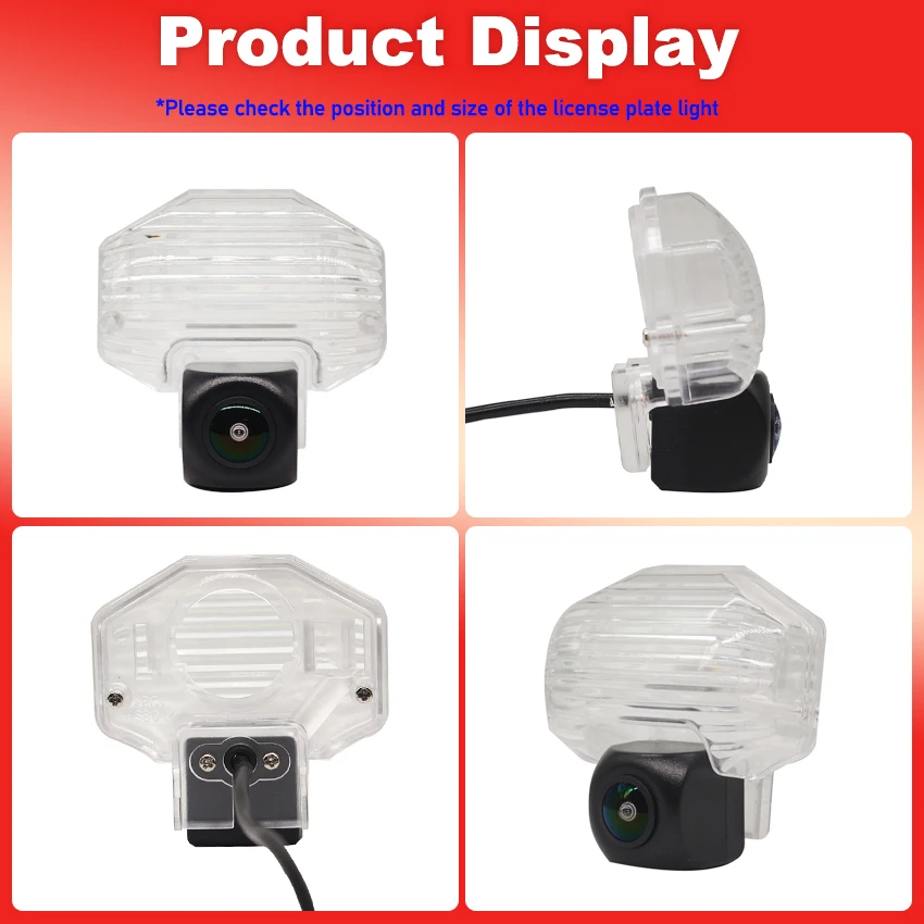 Rear Camera For Toyota Corolla Fielder Wagon 2007~2018 Reverse Camera Fisheye Lens CCD HD Night Vision License Plate Camera