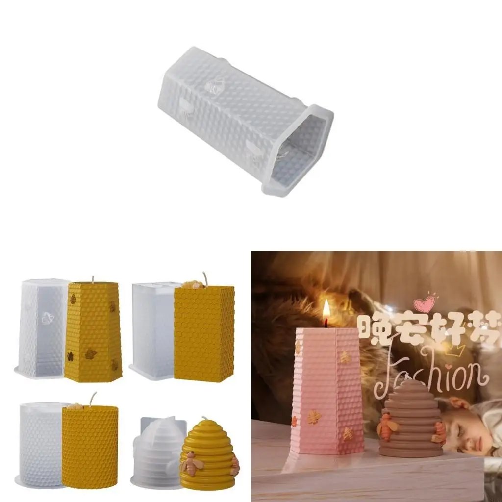 91AF 3D Honeycomb Resin Molds Molds Handmade Making Mould