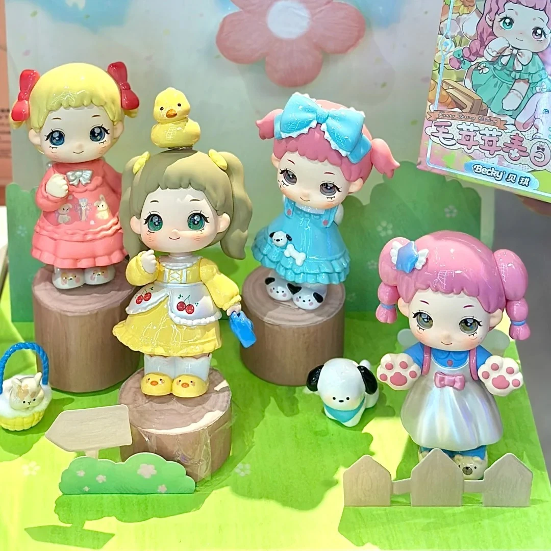 

Becky Furry Spring Outing Series слепая коробка милая эмалированная кукла тайная коробка настольное украшение модная игрушка Коллекционный подарок-сюрприз