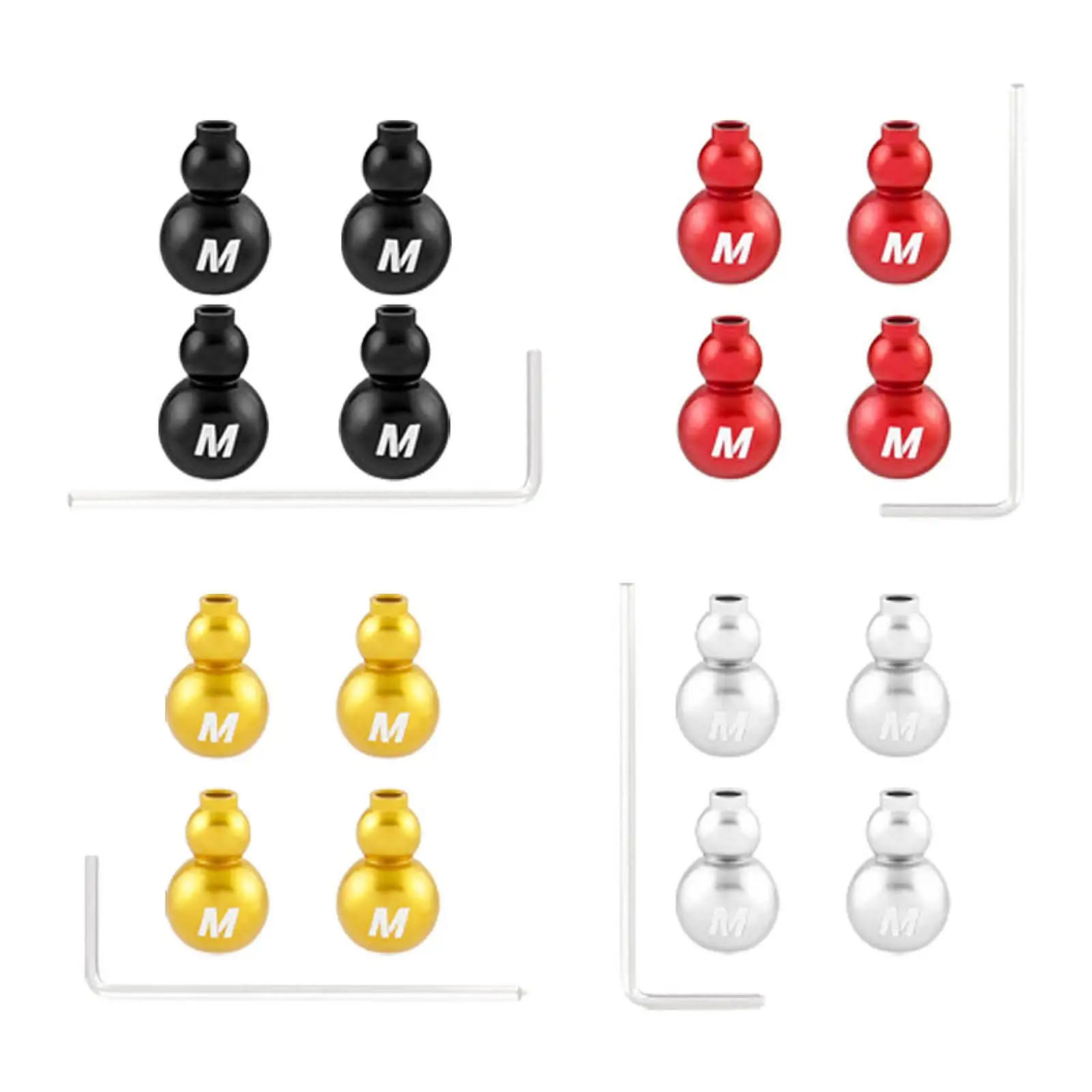 4Pcs Bike Cable End Caps Bike Brake Cable End Tip, Easy to Use Replacement for Mountain Road Bike Parts Bike Shift Cable Caps image 3
