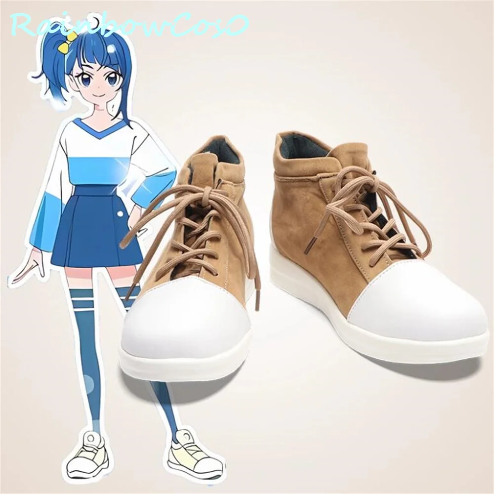 Sora Harewataru Cosplay sapatos, Cura bonita céu Hirokaru botas, Precure Pretty, Jogo, Anime, Dia das Bruxas, Natal, RainbowCos0, W3735