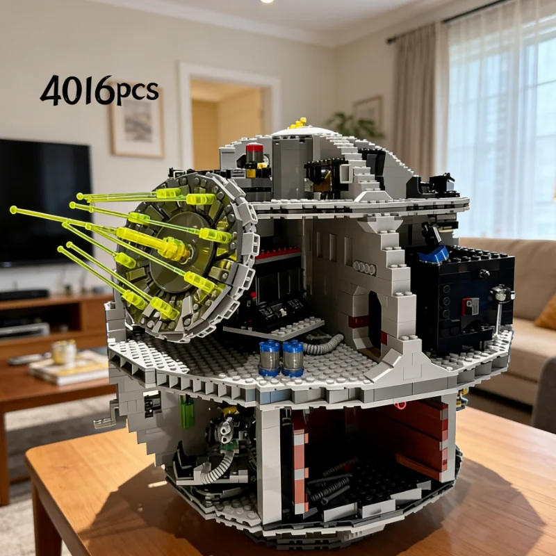 

2026 New Platform 4016pcs DS3 Great DIY Compatible 75159 Building Blocks Idea Toys For Holiday Party Supplies Birthday Gifts