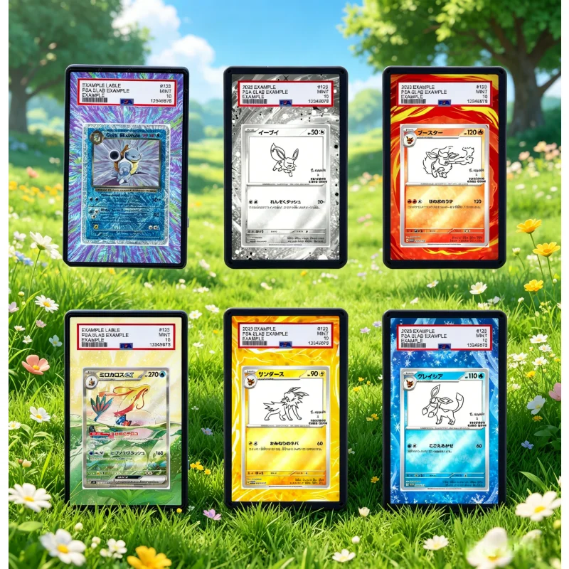 Прозрачный акриловый держатель для карт Blastoise, Milotic, Jolteon TCG, подарок для коллекционеров аниме (карта в комплект не входит)
