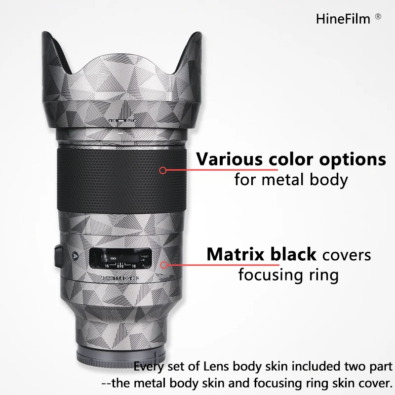 Per Sigma ART 40 F1.4 E Mount Lens Sticker Decal Skin per Sigma 40mm F1.4 DG HSM Art Lens Protector Coat Wrap Cover Case