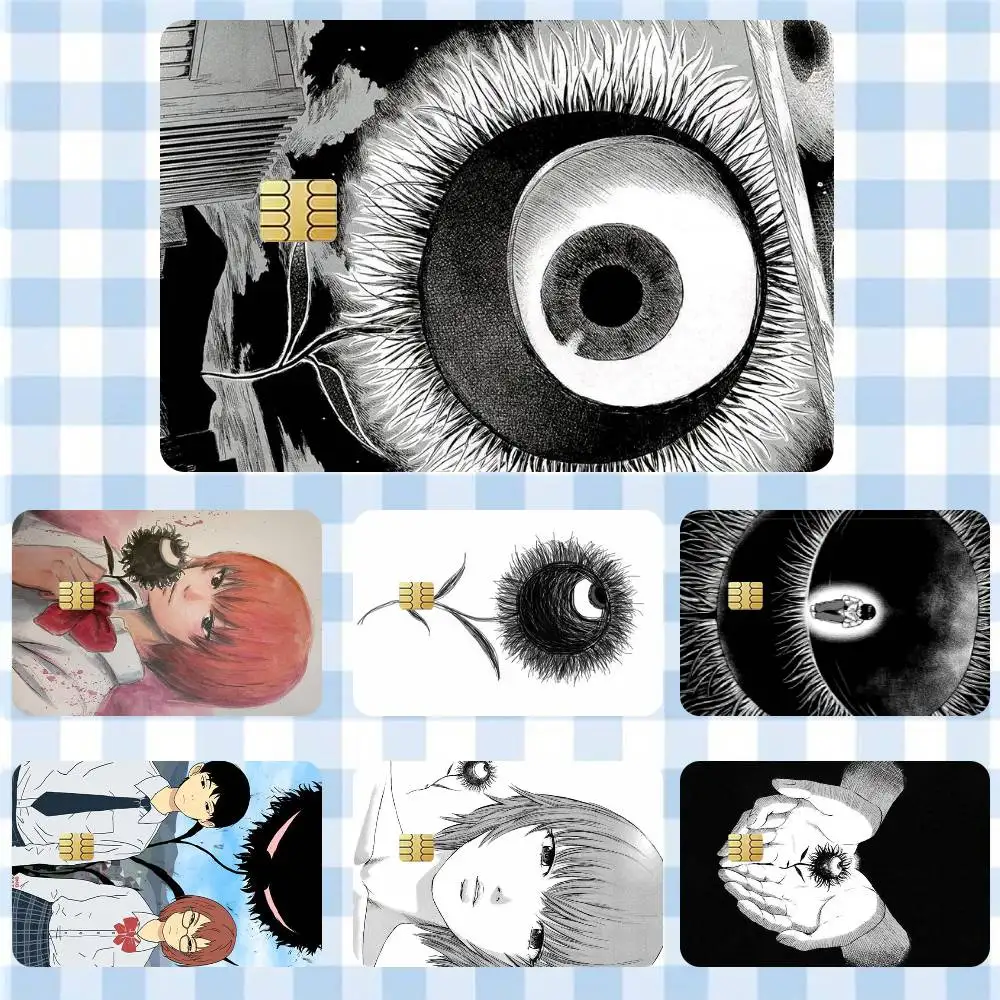

flowers of evil Anime Sticker Film Tape Skin for Credit Card Debit Card Waterproof Stickers