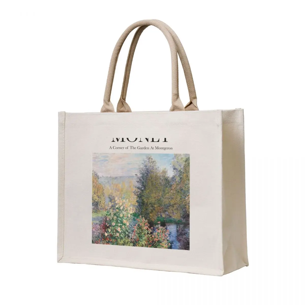 

Monet - A Corner of The Garden At Montgeron Tote Bag Reusable bags Eco bag shopping trolley bag university shopper