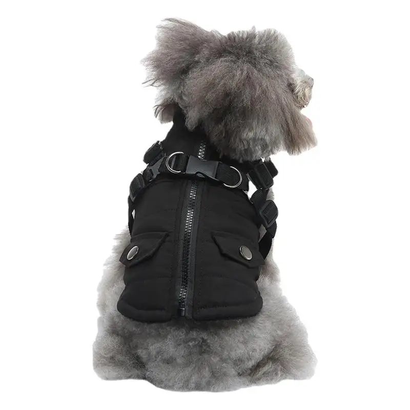 

Padded Vest Dog Jacket Winter Dog Coat Fleece Dog Jacket Waterproof Dog Coat Thick Padded Warm Coat Vest Clothes For Puppy Small