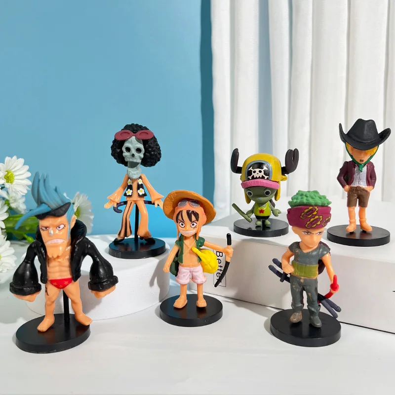 Popular One Piece Figure Luffy Blind Box Cartoon Ornaments Children's Anime Doll Model Toys Random 1pcs