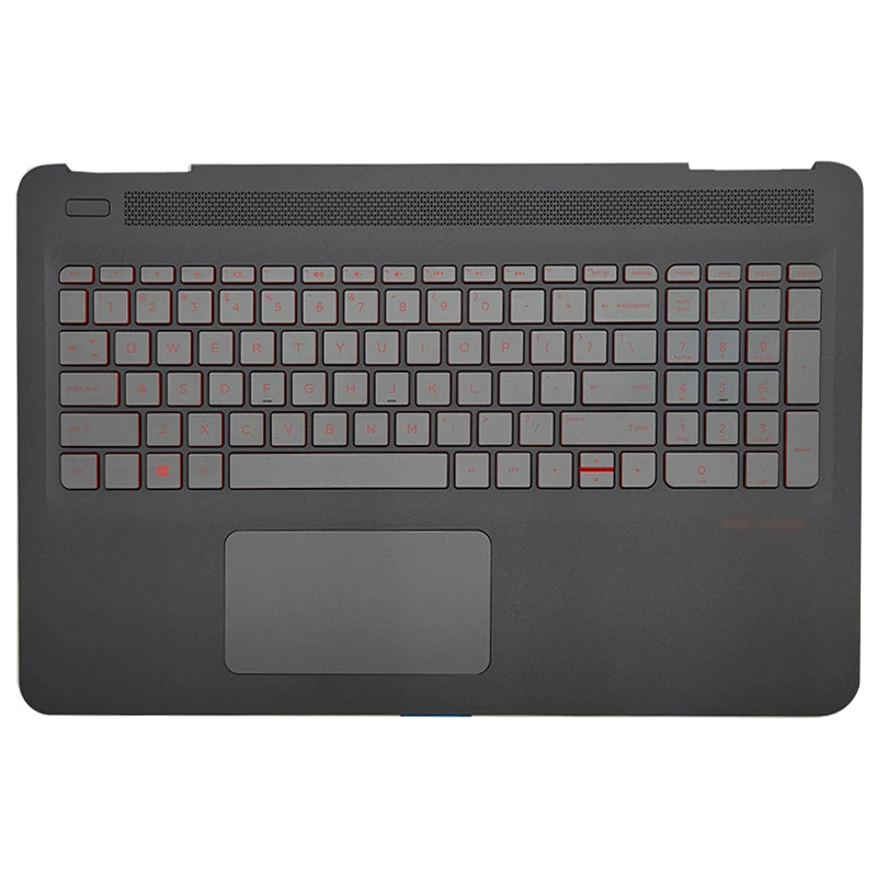 Imagem -04 - Portátil Peças Palmrest Case Capa com Teclado dos Eua Retroiluminado Touc hp ad Original para hp Omen 15-ax 15-dp Tpn-q173 G35 859735001 Novo