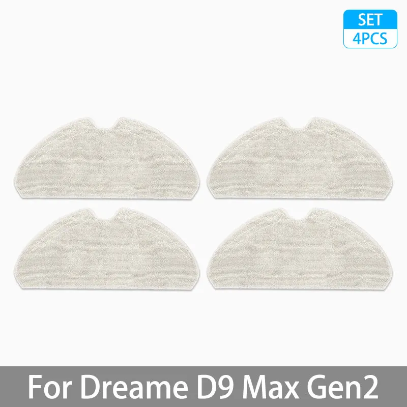 Voor Dreame D9 Max Gen2 Robotstofzuiger Accessoires Onderdelen Rubberen hoofdzijborstels Mopdoeken HEPA-filters Vervangende onderdelen
