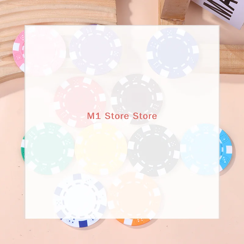 

Набор из 10 фишек для покера из АБС-пластика, 11,5 г, для казино, Техасского Холдема, металлические монеты, аксессуары для игры в покер