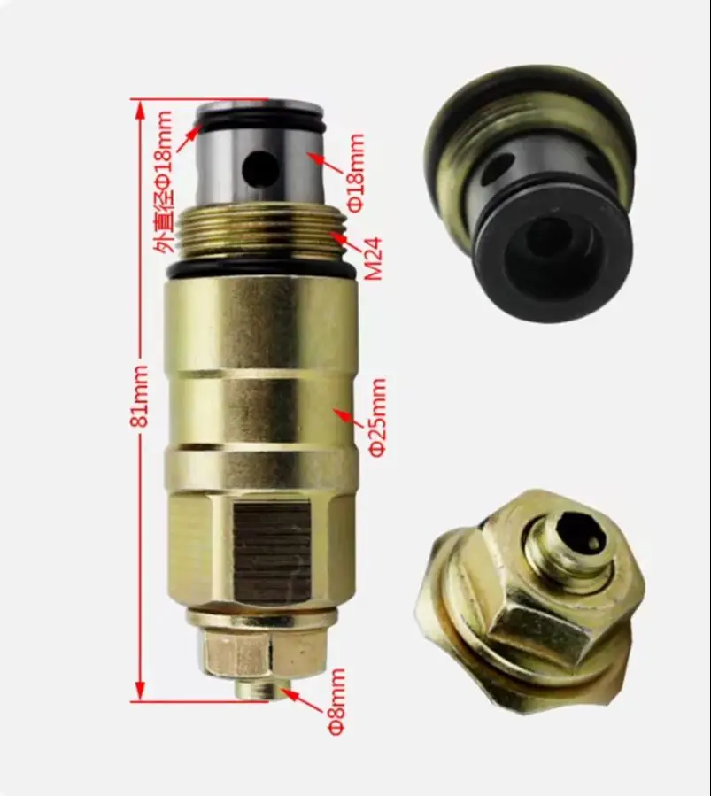 1PC Relief Valve CDB7‑F15 YF‑01‑18‑CY Multi‑channel Pressure Regulating Valve Forklift Spare Replacement Accessories