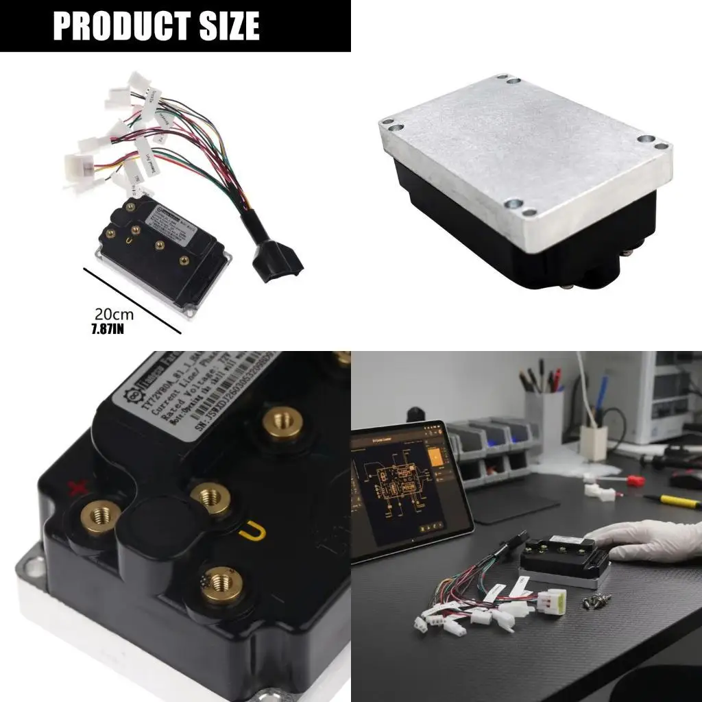 Powerful 260A Phase Current Brushless Controller 72V 4000W for E Bikes