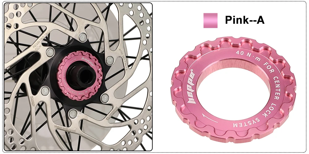 HEPPE Fahrrad Center Lock Scheibenbremssicherungsring Fahrrad Center Lock Scheibenbremssicherungsring Laufradnabe Rotor-Sicherungsring 7075 Aluminiumlegierung – Detail 18