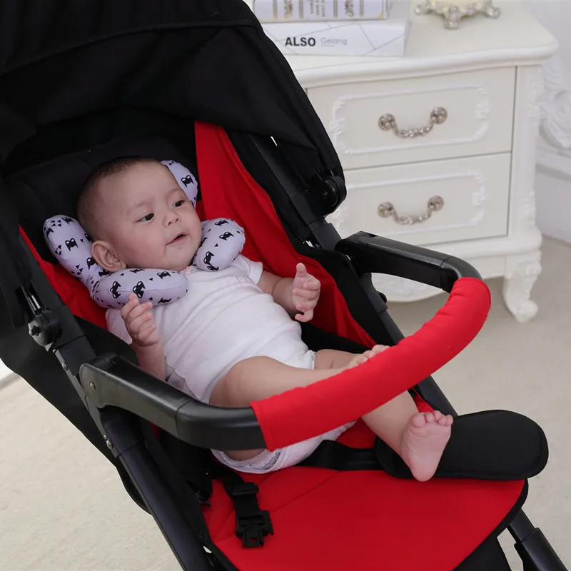 new cartoon stroller pillow baby travel U-shaped pillow newborn stereotyped pillow stroller accessories