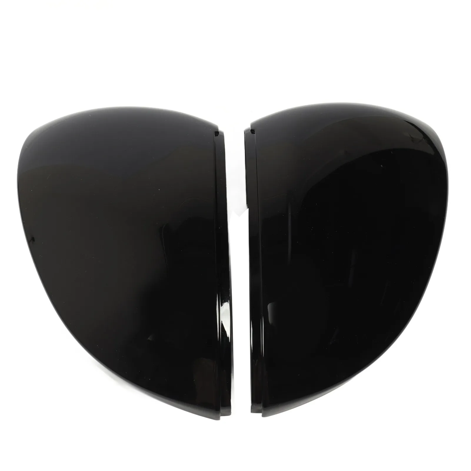 

2PCS Rearview Mirror Cover Bright Black Smooth Texture Door Side Mirror Cap Housing Fit For Volkswagen ID3/Golf Mk8 2020+