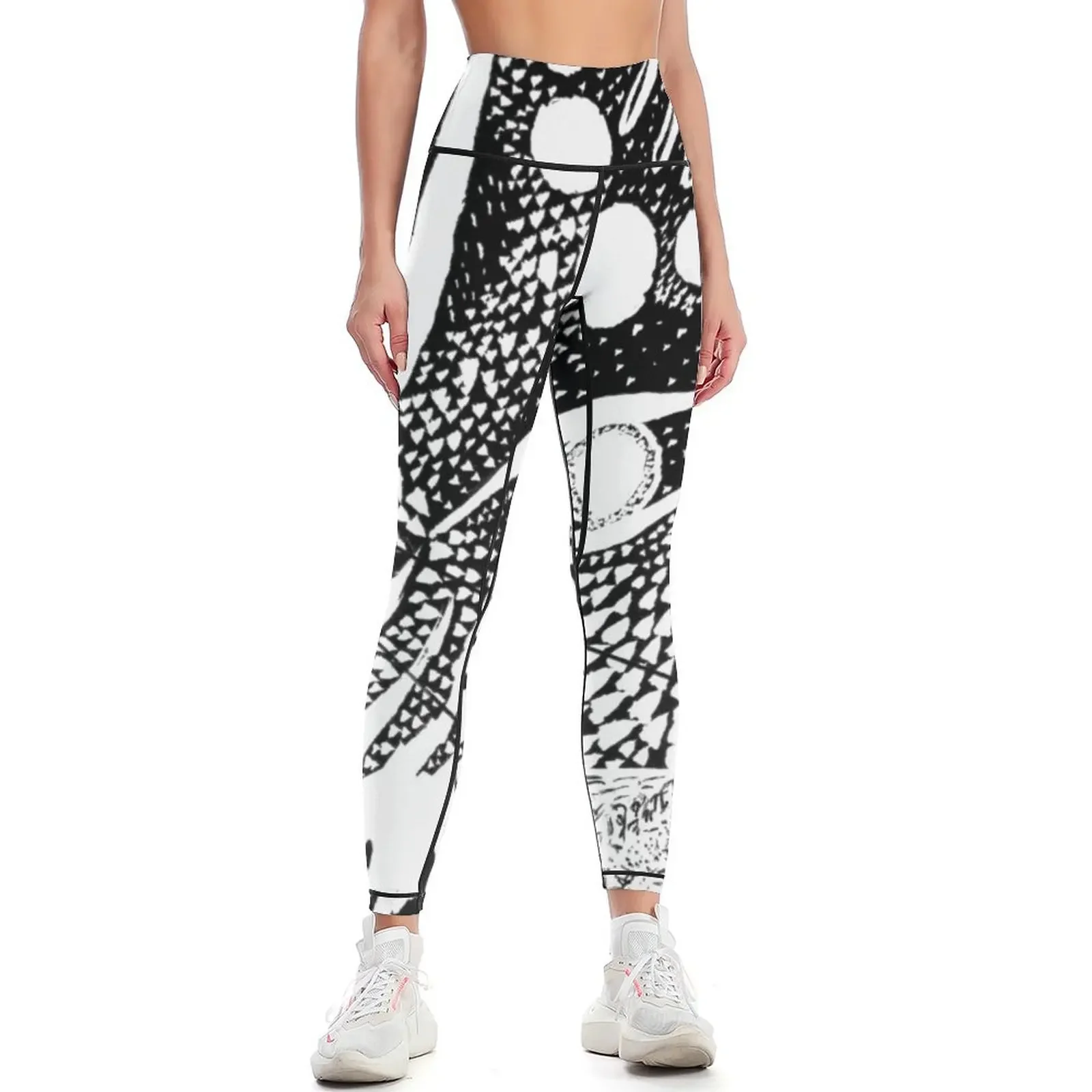 

Iconogram Tides Abstract Design Leggings Pants sport legging push up sporty woman gym gym's clothing Womens Leggings
