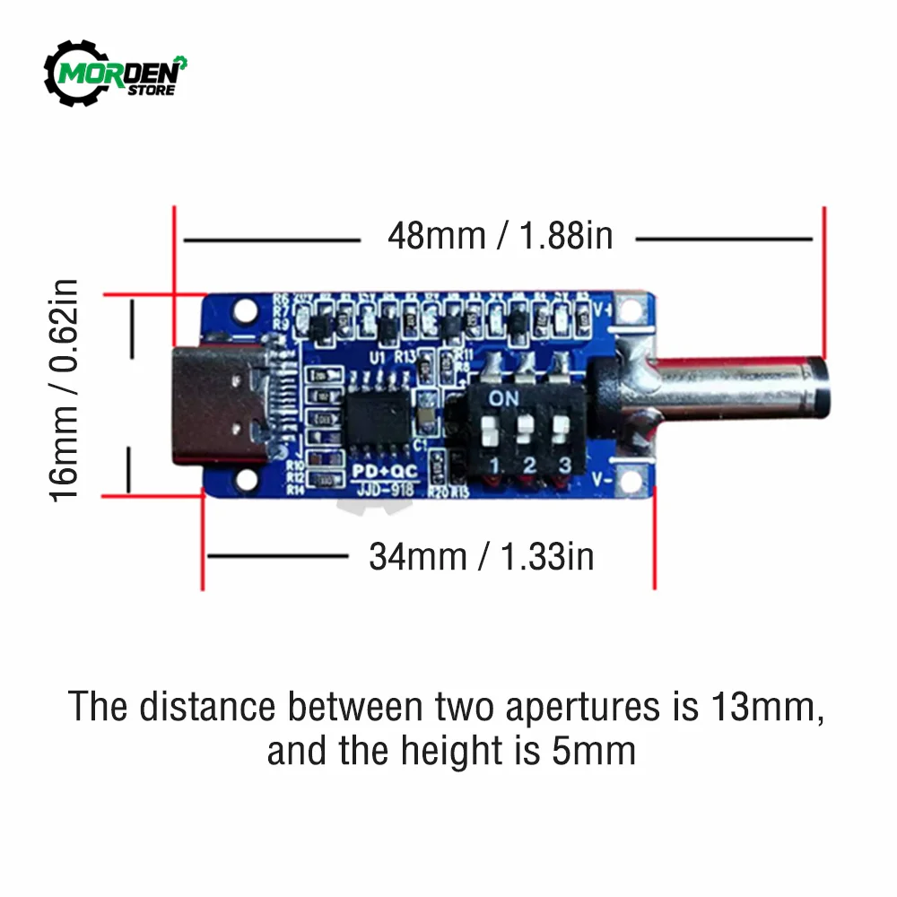 QC/PD 2.0 3.0 PD3.1 5V/12V/20V/28V type-c telefon komórkowy szybka ładowarka wabik tablica wyzwalacza Adapter Step Down Buck moduł Boost