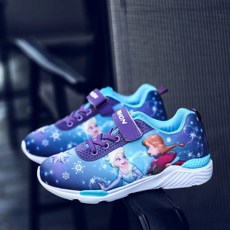 Disney Frozen Elsa Anna Sneakers per bambini primavera calda scarpe per bambini per ragazze ragazzi principessa scarpe Casual scarpe sportive da