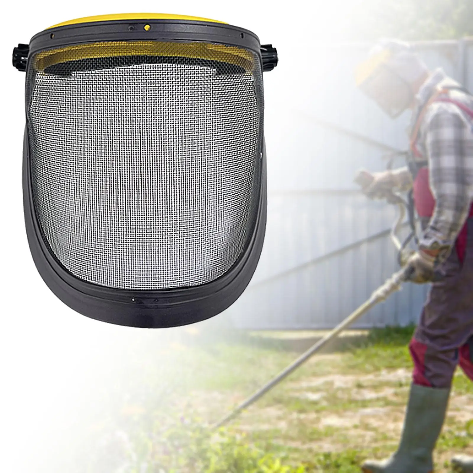 Segurança Hard Hat Chainsaw Capacete Seguro Malha Protetora Face Shield para Logging Cortador de Escova Aparador Jardinagem