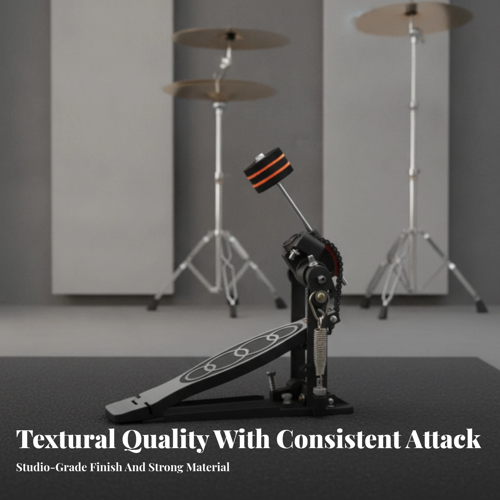 Felt Drum Beater Head Long Service Life Felt Pedal Beater Head Drum Pedal Hammer Powerful Percussion Accessory Rhythmic