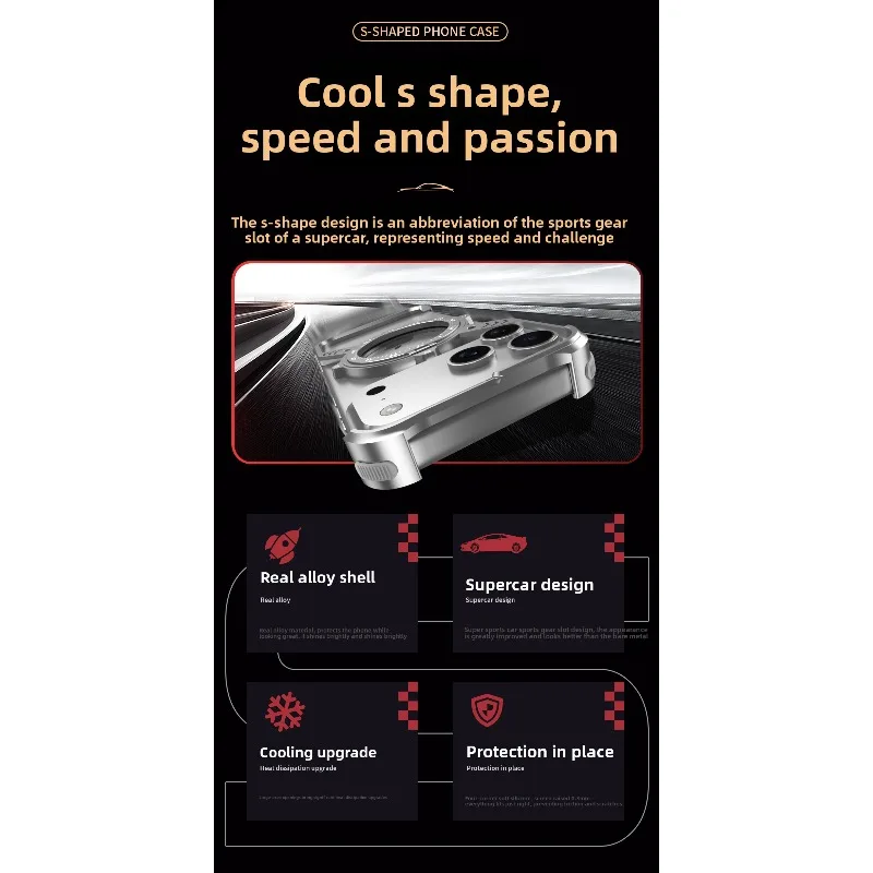 Metal Creative S Case for IPhone 17 Pro Max Slim Anti Drop Protective Cover Naked Feel 17 Pro  IPhone Air  IPhone 17